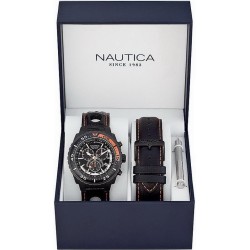Orologio Uomo Nautica NST 700 Box Set A17636G Cronografo