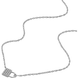 Collana Fossil Sterling Silver donna JFS00624040 Lucchetto