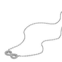 Collana Fossil Sterling Silver donna JFS00632040 Infinito