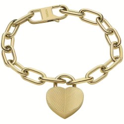 Bracciale Donna in Acciaio - Fossil Harlow - JF04658710 - Cuore
