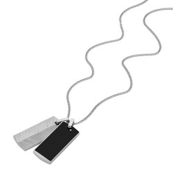 Collana in Acciaio Uomo - Fossil Harlow - JF04565040