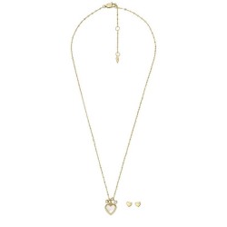 Collana e Orecchini donna - Fossil Jewelry - JF04246SET - Cuore