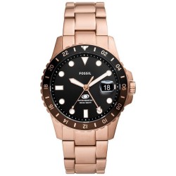 Orologio in Acciaio Uomo - Fossil Blue GMT - FS6027