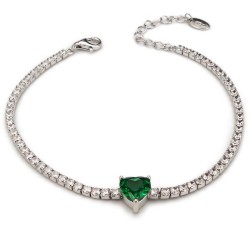 Bracciale tennis Boccadamo Sophie donna BR591V Cuore