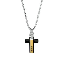 Collana Boccadamo Man uomo AGR252N Croce
