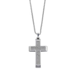 Collana Boccadamo Man uomo AGR234 Croce