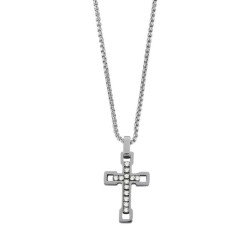 Collana Boccadamo Man uomo AGR235 Croce