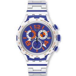 Orologio Uomo Swatch Irony Xlite Chemical Blue YYS4011AG Cronografo