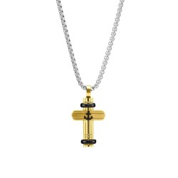 Collana Boccadamo Man uomo AGR253D Croce