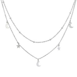 Collana Boccadamo Sophie Donna GR894 Lune e Stelle