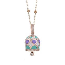 Collana Boccadamo Donna con Campanella Portafortuna CL/GR22