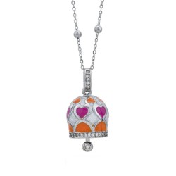 Collana Boccadamo Donna con Campanella Portafortuna CL/GR20