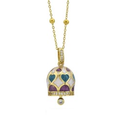 Collana Boccadamo Donna con Campanella Portafortuna CL/GR18