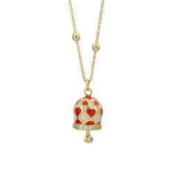 Collana Boccadamo Donna con Campanella Portafortuna CL/GR16