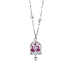 Collana Boccadamo Donna con Campanella Portafortuna CL/GR12