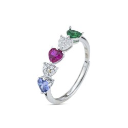 Anello Boccadamo Sophie Donna AN503M Cuori