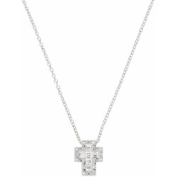 Collana Amen Croci in argento e zirconi donna CLCRREBBBZ3