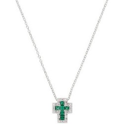 Collana Amen Croci in argento e zirconi donna CLCRREBBVZ3