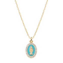 Collana Medaglia Miracolosa Amen donna CLMISMGPE