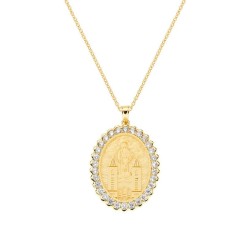 Collana Medaglia Medjugorje Amen donna CLMDGBZ