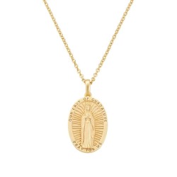 Collana Medaglia Madonna di Guadalupe Amen donna CLGUGM