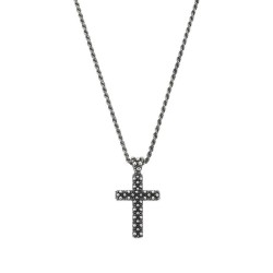 Collana Amen Croce in argento uomo CLUCSAN1