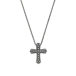 Collana Amen Croce in argento uomo CLUCSAN2