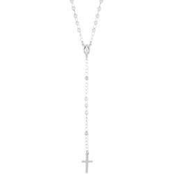 Collana Amen Rosari in argento e perle donna CROBB4