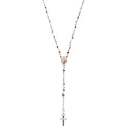 Collana Amen Rosari in argento con cristalli donna CRO25RMU4