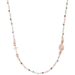 Collana Amen Rosari in argento con cristalli donna CRO25RMU3