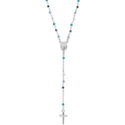 Collana Amen Rosari in argento con cristalli donna CRO25BMUB4