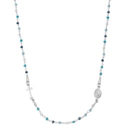 Collana Amen Rosari in argento con cristalli donna CRO25BMUB3