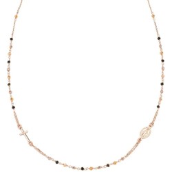 Collana Amen Rosari in argento con cristalli donna CRO10RMMM3
