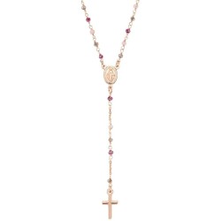 Collana Amen Rosari in argento con cristalli donna CRO10RARTO4