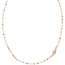 Collana Amen Rosari in argento con cristalli donna CRO10RARTO3
