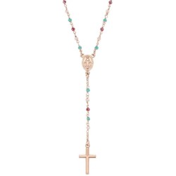 Collana Amen Rosari in argento con cristalli donna CRO10RRRV4