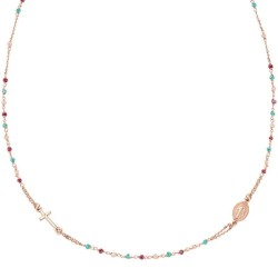 Collana Amen Rosari in argento con cristalli donna CRO10RRRV3