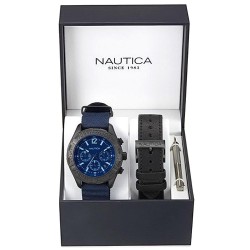 Orologio Uomo Nautica NST 402 Box Set NAI22508G Cronografo