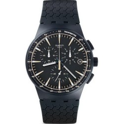 Orologio Uomo Swatch Chrono Plastic Meine Spur SUSN407 Cronografo