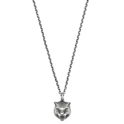 Collana Uomo Gucci Gatto YBB43360800100U