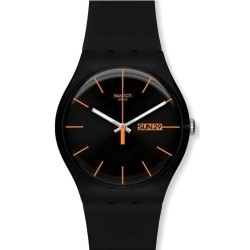 Orologio Unisex Swatch New Gent Dark Rebel SUOB704
