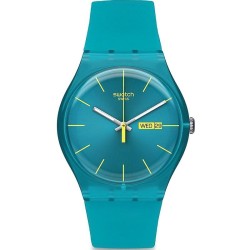Orologio Unisex Swatch New Gent Turquoise Rebel SUOL700