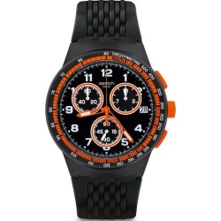 Orologio Uomo Swatch Chrono Plastic Nerolino SUSB408 Cronografo