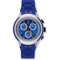Orologio Uomo Swatch Irony Xlite Blue Attack YYS4017AG Cronografo