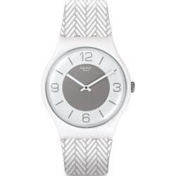 Orologio Unisex Swatch New Gent White Glove SUOW131
