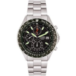 Orologio Uomo Seiko Flightmaster Pilot Chronograph Quartz SND253P1