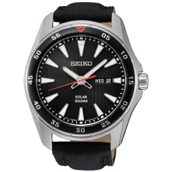Orologio Uomo Seiko SNE393P2 Day Date Solar
