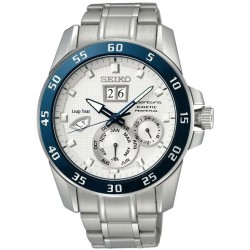 Orologio Uomo Seiko Sportura Kinetic Perpetual SNP085P1 Multifunzione