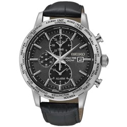 Orologio Uomo Seiko SPL049P2 World Time Cronografo Alarm Quartz