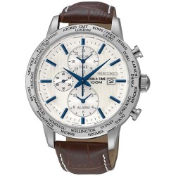 Orologio Uomo Seiko SPL051P1 World Time Cronografo Alarm Quartz